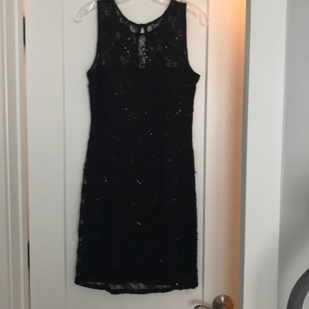 Black beaded dress